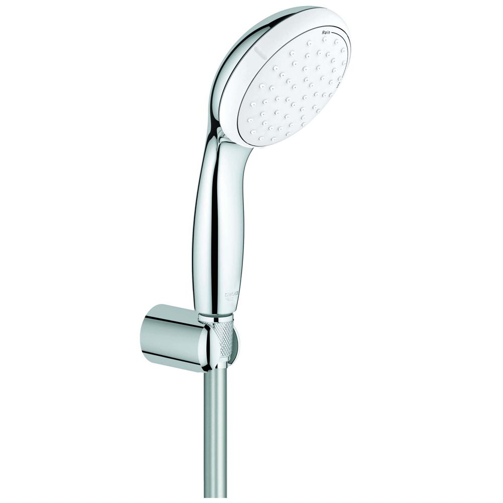 GROHE Handbrause-Set Tempesta 100 mit Wandhalter, 2 Strahlarten, chrom