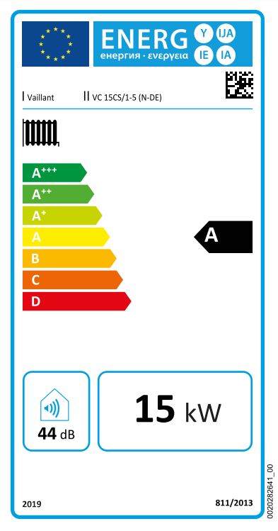 Vaillant ecoTEC plus VC 15CS/1-5 E/LL/P Brennwert Gas-Wandheizgerät