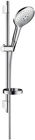 hansgrohe Brauseset Raindance Select S 150 mit 65 cm Brausestange Unica S Puro, chrom, 3jet