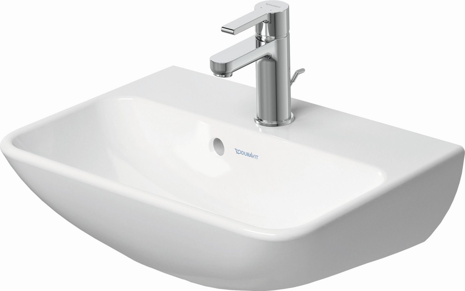 Duravit Handwaschbecken Me by Starck 45 x 32 cm, we, m HL, m ÜL, m HLB