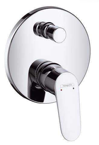 Hansgrohe Focus Einhebel-Wannenmischer Unterputz, chrom