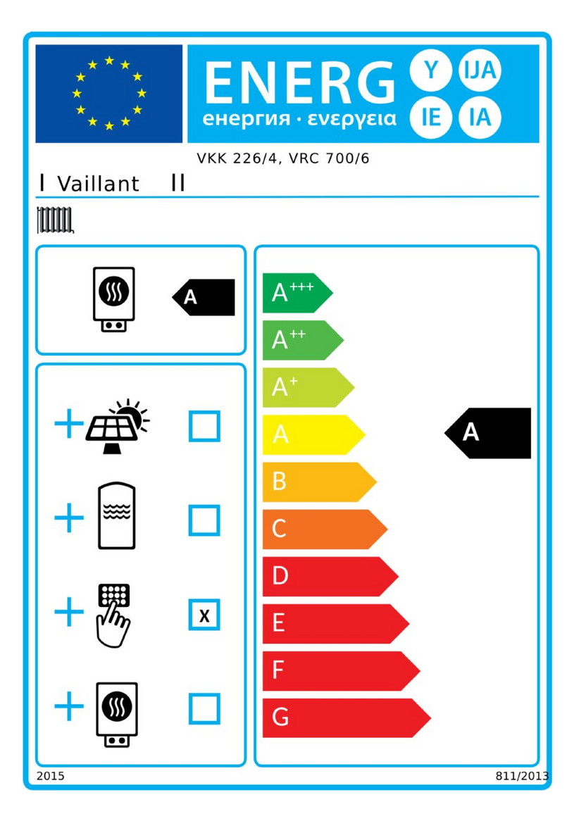 Vaillant Gas-Hybrid-Paket 2.34 ecoVIT excl. VKK 226/4 Erdgas LL mit BW-Wärmepumpe aroSTOR VW BM200-0010034137