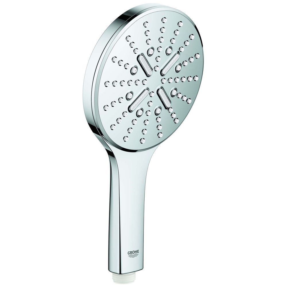 GROHE Handbrause Rainshower SmartActive 130 3 Strahlarten, mit Durchflussbegrenzer 9,5 l/min, chrom-26574000