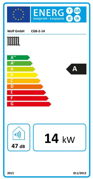Wolf Gasbrennwert-Heiztherme ComfortLine CGB-2-14 mit Hocheffizienzpumpe