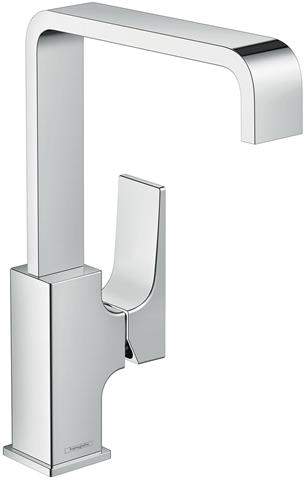 hansgrohe Metropol Einhebel-Waschtischmischer 230 mit Hebelgriff Ausladung 165mm, mit Push-Open Abla-32511000