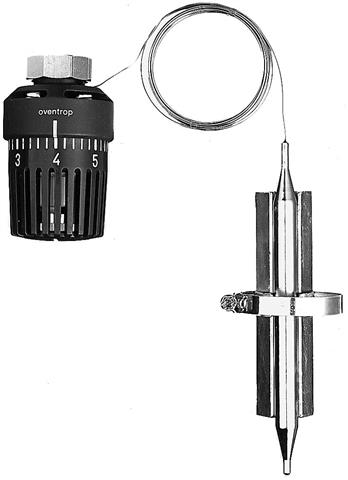 Oventrop Temperaturregler 20-50 °C, mit Anlegefühler, Kapillarrohr 2 m