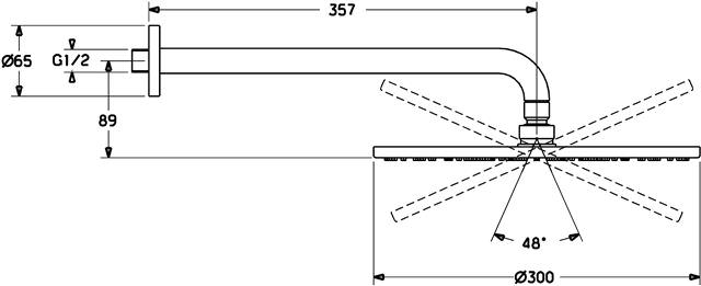 HANSA Kopfbrause HANSAVIVA-44260100