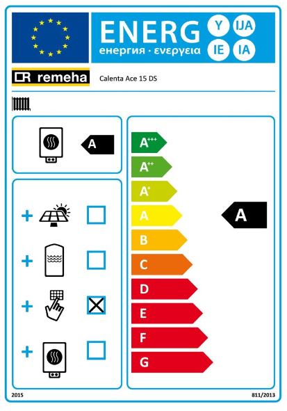 Remeha Gas-Brennwertkessel Calenta Ace 15 DS, 3,4 - 15,8 kW