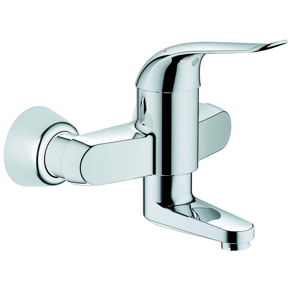 GROHE Waschtisch-Einhebelmischer Euroeco Special 1/2", Ausladung 15,7 cm, S-Anschlüsse, chrom 