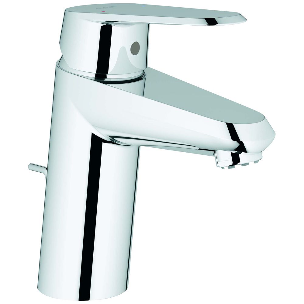 GROHE Waschtisch-Einhebelmischer Eurodisc Cosmopolitan 1/2", S-Size, ND, mit Ablaufgarnitur, chrom -33177002