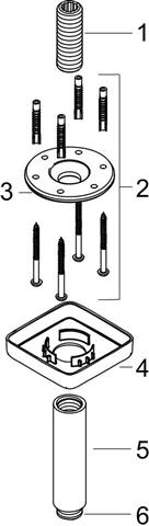 hansgrohe Deckenanschluss E-27467000