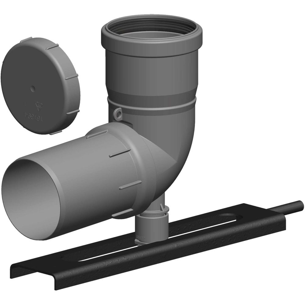 ATEC SV-Schachteinführung PolyTop DN 80, schraubbar mit Auflager-01347