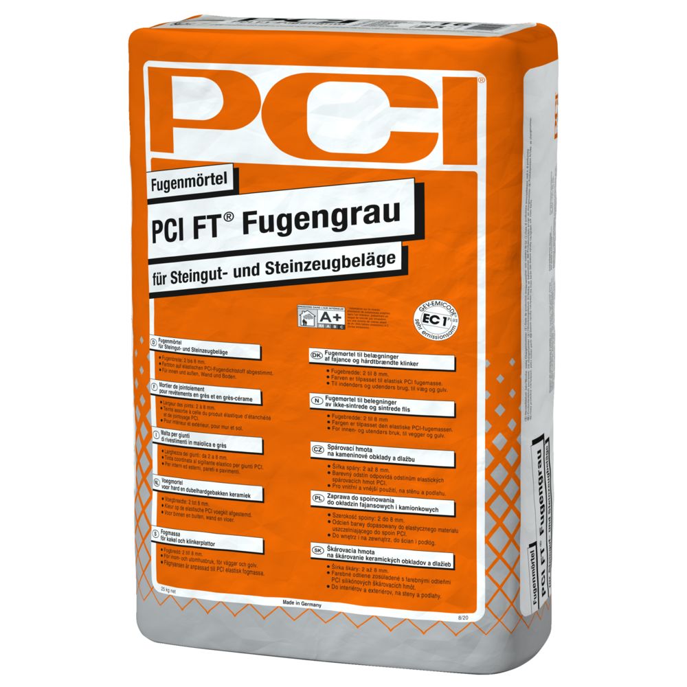 PCI - FT Fugengrau, Fugenmörtel silbergrau Nr.16, 25 kg-466607