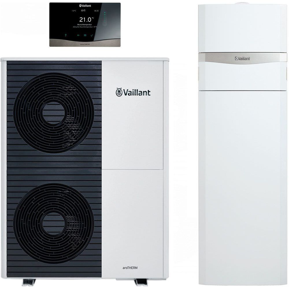 Vaillant Wärmepumpenpaket 4.0204 aroTHERM Split VWL 105/5 AS S2 mit uniTOWER VWL 128/5 IS