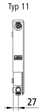 Kermi Ventilheizkörper Profil-V-FTV220601201R1K