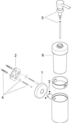 hansgrohe Lotionsspender Logis-40514000