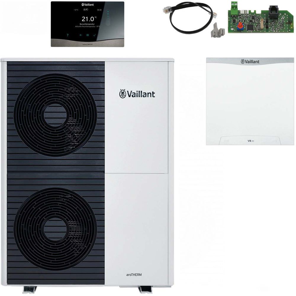 Vaillant Wärmepumpenpaket 4.069 aroTHERM Split VWL 125/5 AS S2 für Hybridsystem-8000015341