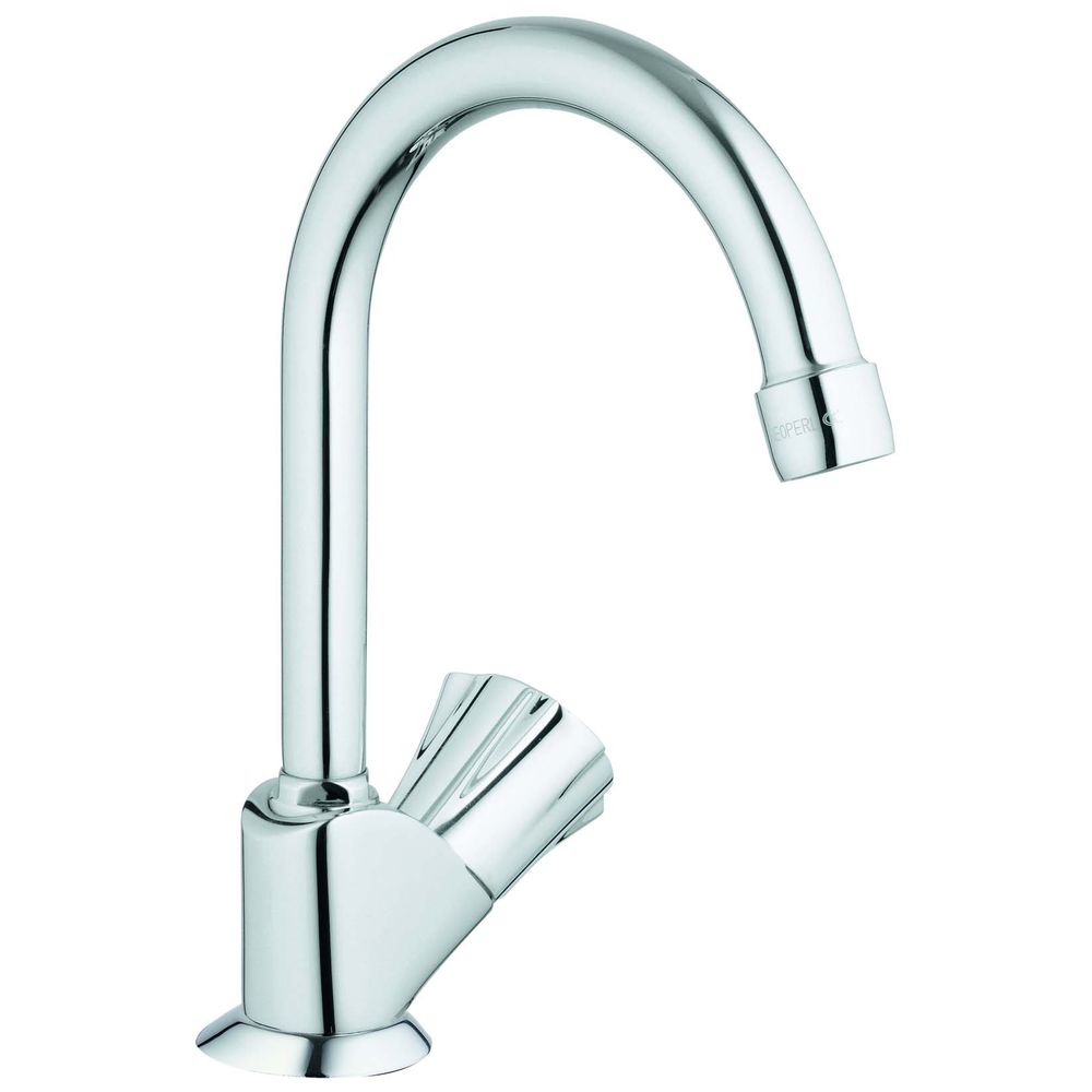 GROHE Standventil COSTA 1/2", schwenkbarer Rohrauslauf, Markierung blau, chrom -20393001