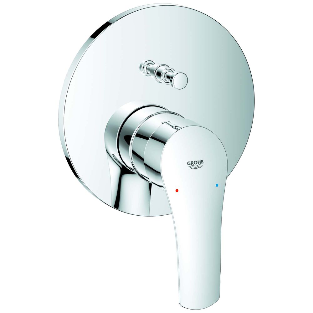 GROHE Fertigmontageset Eurosmart UP-Einhebel-Wannenmischer, chrom-24043003