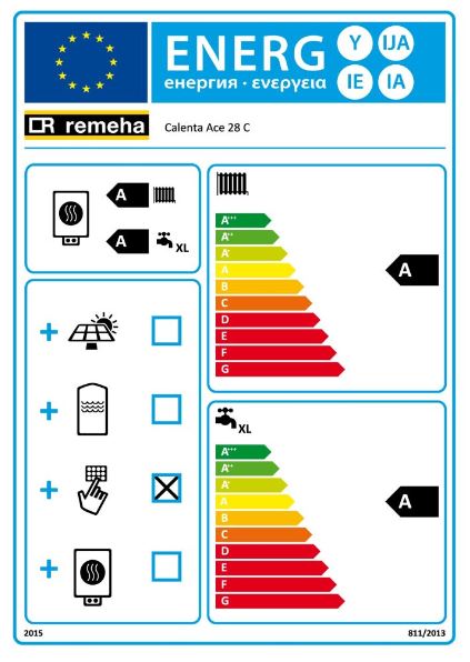 Remeha Gas-Brennwertkessel Calenta Ace 28 C, 5,6 - 25,5 kW