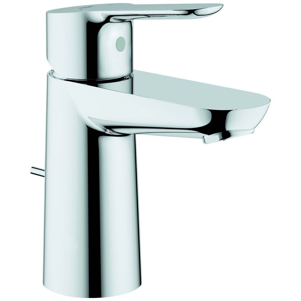 GROHE Waschtisch-Einhebelmischer BauEdge chrom, S-Size, mit Ablaufgarnitur-23356000