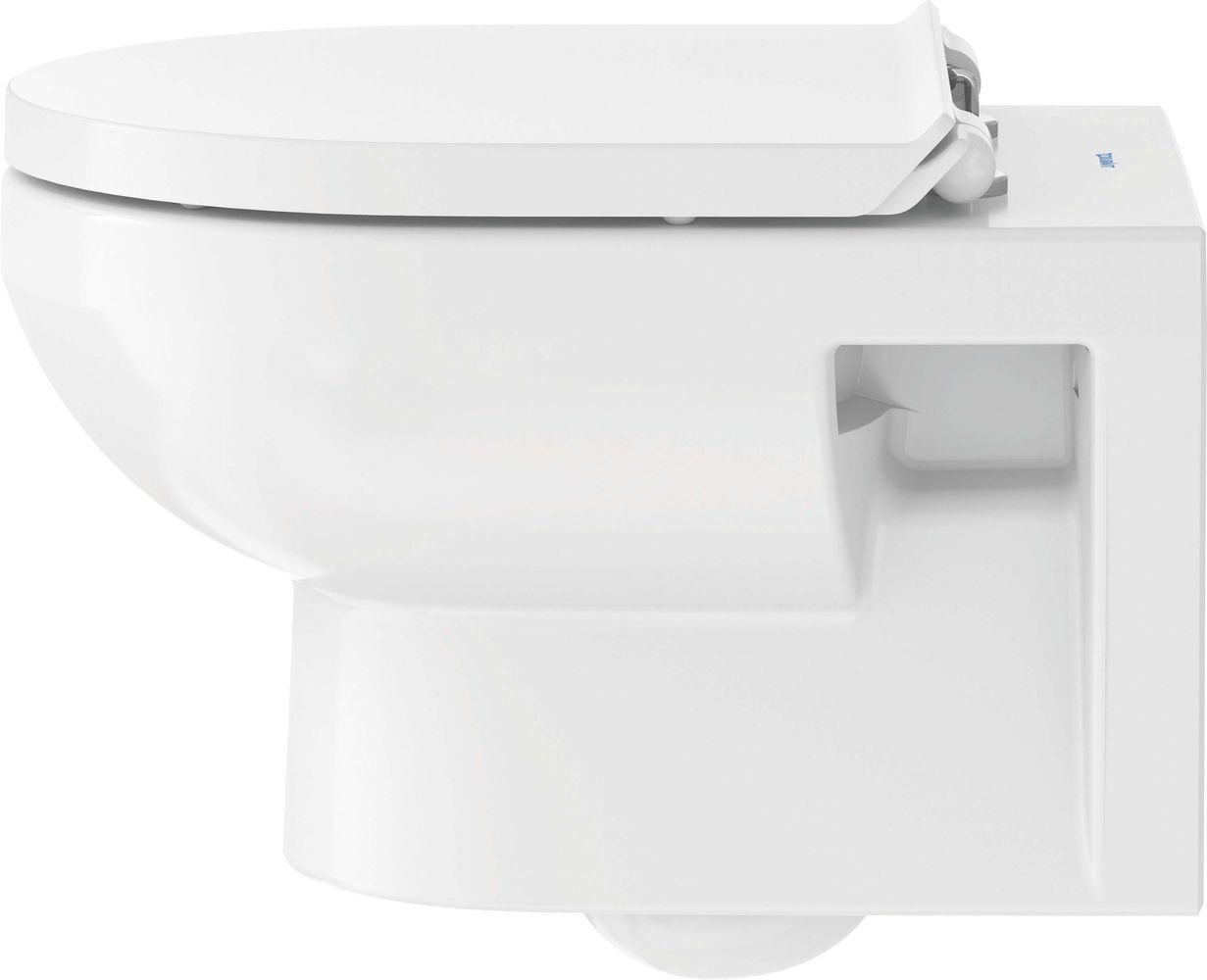 Duravit Wand-WC Set No. 1 m Sitz u Befest. Durafix, we, riml.