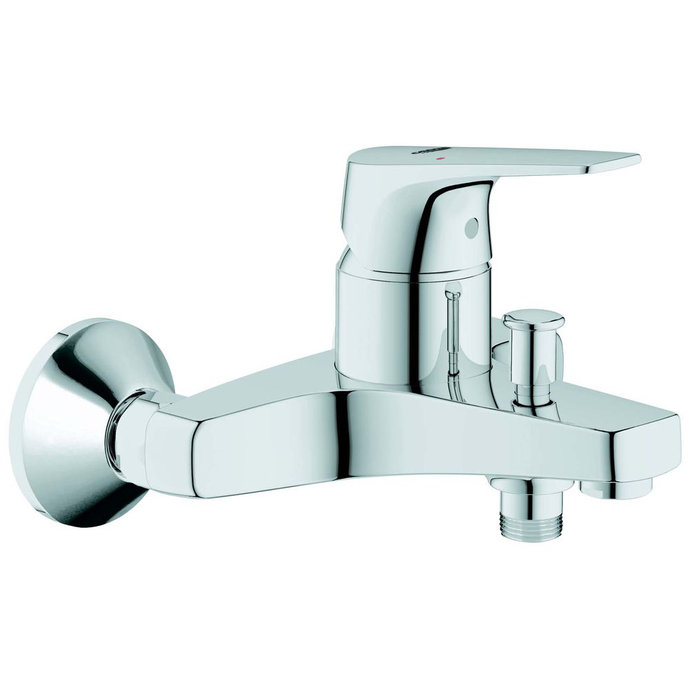 GROHE Wannen-Einhebelmischer BauFlow 1/2", Wandmontage, chrom -23756000