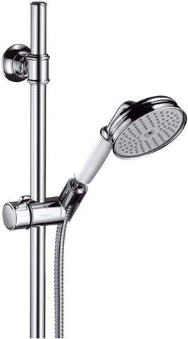 hansgrohe AXOR Montreux Brauseset 0,90 m mit Handbrause 100 1jet chrom, mit Halter