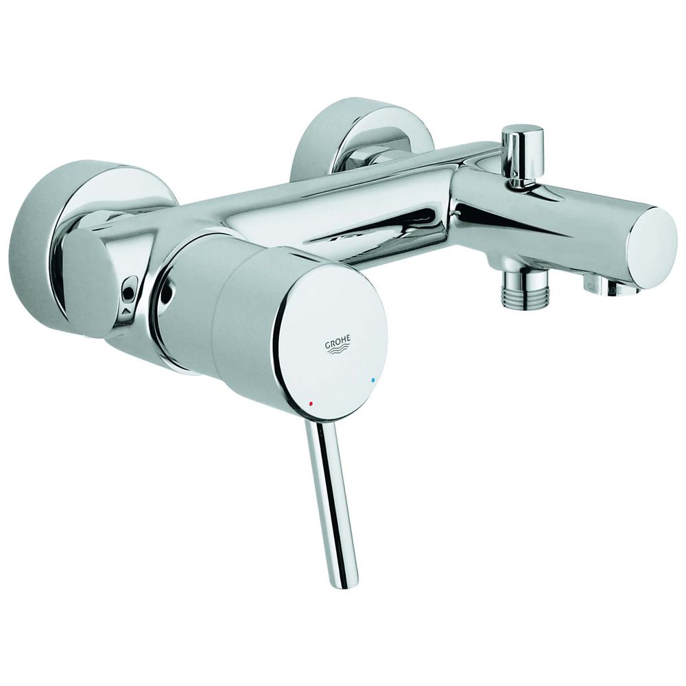 GROHE Wannen-Einhebelmischer Concetto 1/2", Wandmontage, chrom 