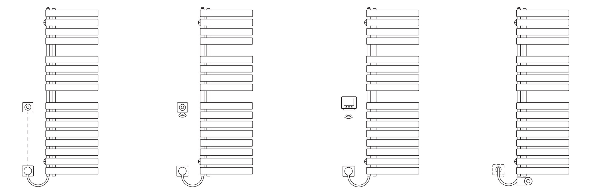 Kermi Badheizkörper Credo Half flat -E-EAE1A1000452CXK