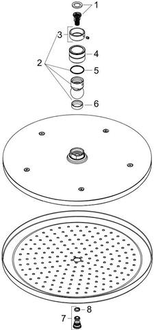 hansgrohe Tellerkopfbrause Croma 280 1jet, Ø 280 mm, chrom-26220000