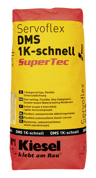 Kiesel Servoflex DMS 1K schnell a 15 kg Sack Supertec