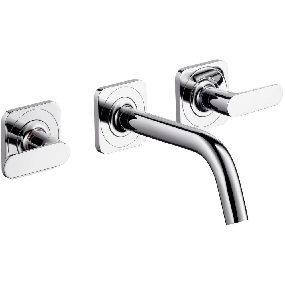 hansgrohe Fertigmontageset Axor Citterio M UP, Waschtisch-3-Loch-Armatur, Ausladung 166 mm, Rosette, chrom-34313000