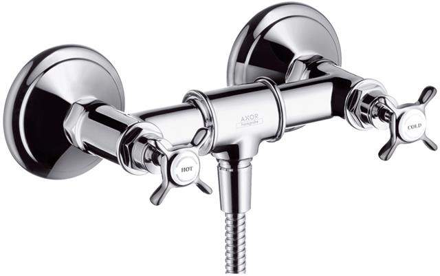 hansgrohe Brause-Zweigriff-Armatur Axor Montreux DN 15, chrom, Aufputz-16560000