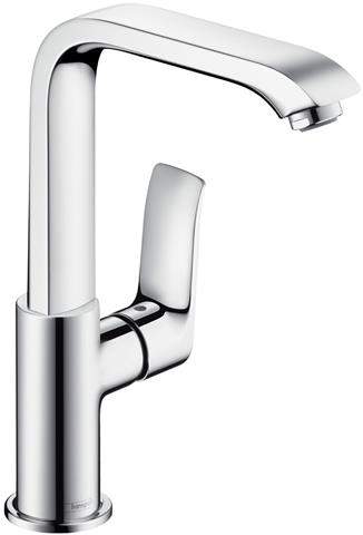 Hansgrohe Waschtisch-Einhebelmischer Metris 230 mit Ablaufgarnitur und Schwenkauslauf, chrom