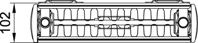 Kermi Flachheizkörper Therm X2 Verteo-Plan-PSN201600301X3K