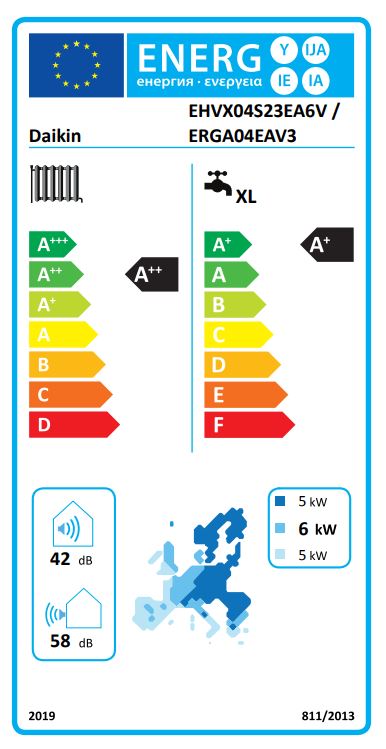 Daikin Inneneinheit Altherma 3 R F 4 kW mit integriertem 230 l Edelstahlspeicher (Heizen/Kühlen)