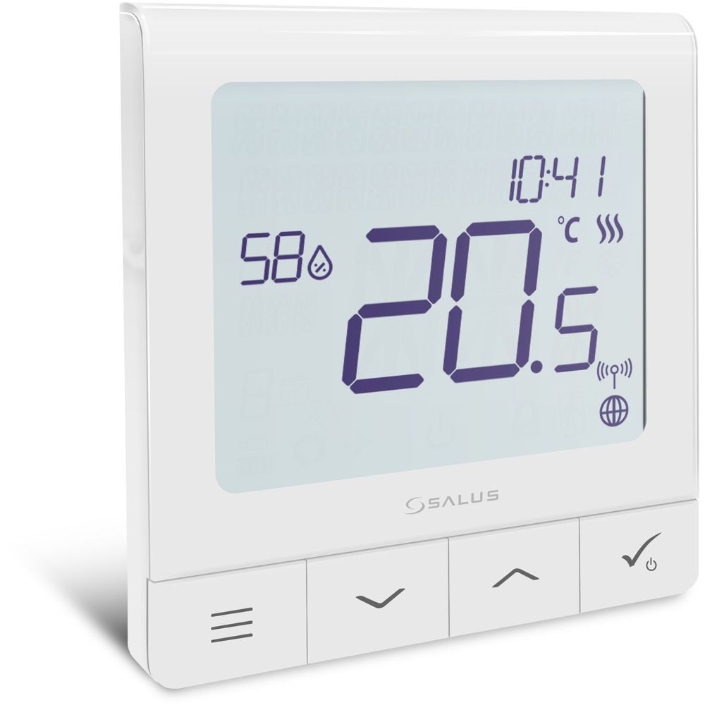 SALUS Raumthermostat QUANTUM SQ610 elektronisch, 230 V, Zigbee 2,4 GHz