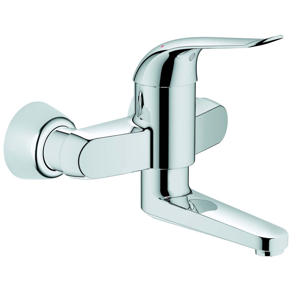 GROHE Waschtisch-Einhebelmischer Euroeco Special 1/2", Ausladung 19,7 cm, S-Anschlüsse, chrom 