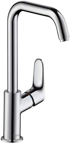 Hansgrohe Waschtisch-Einhebelmischer Focus 240 mit Ablaufgarnitur, chrom