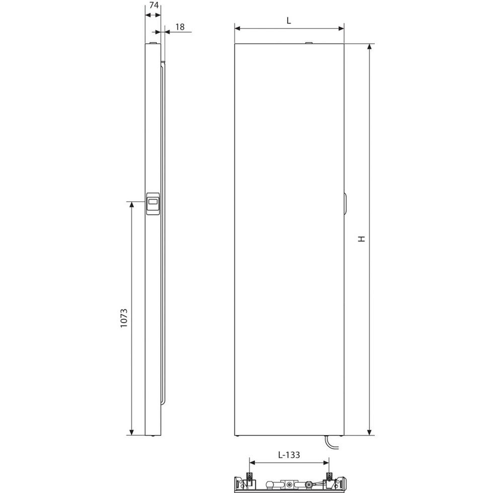 Kermi x-therm +e Plan-P2E10180040165K