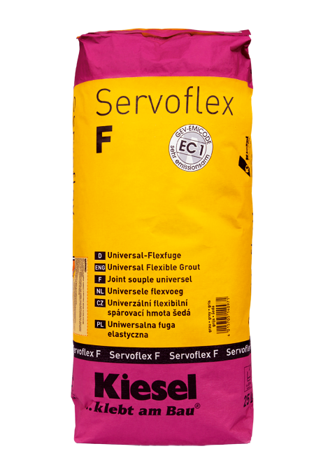 Kiesel Servoflex F Universalfuge grau, a 20 kg Sack, flexibel-14097