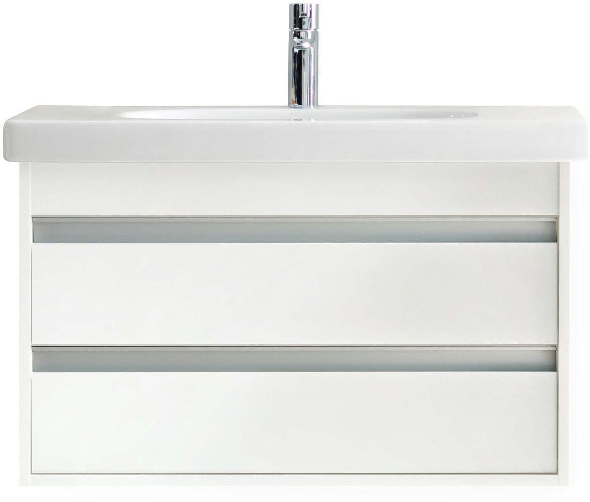 Duravit Möbelwaschtisch D-Code we, 85 x 48 cm, m HL, m ÜL, m HLB