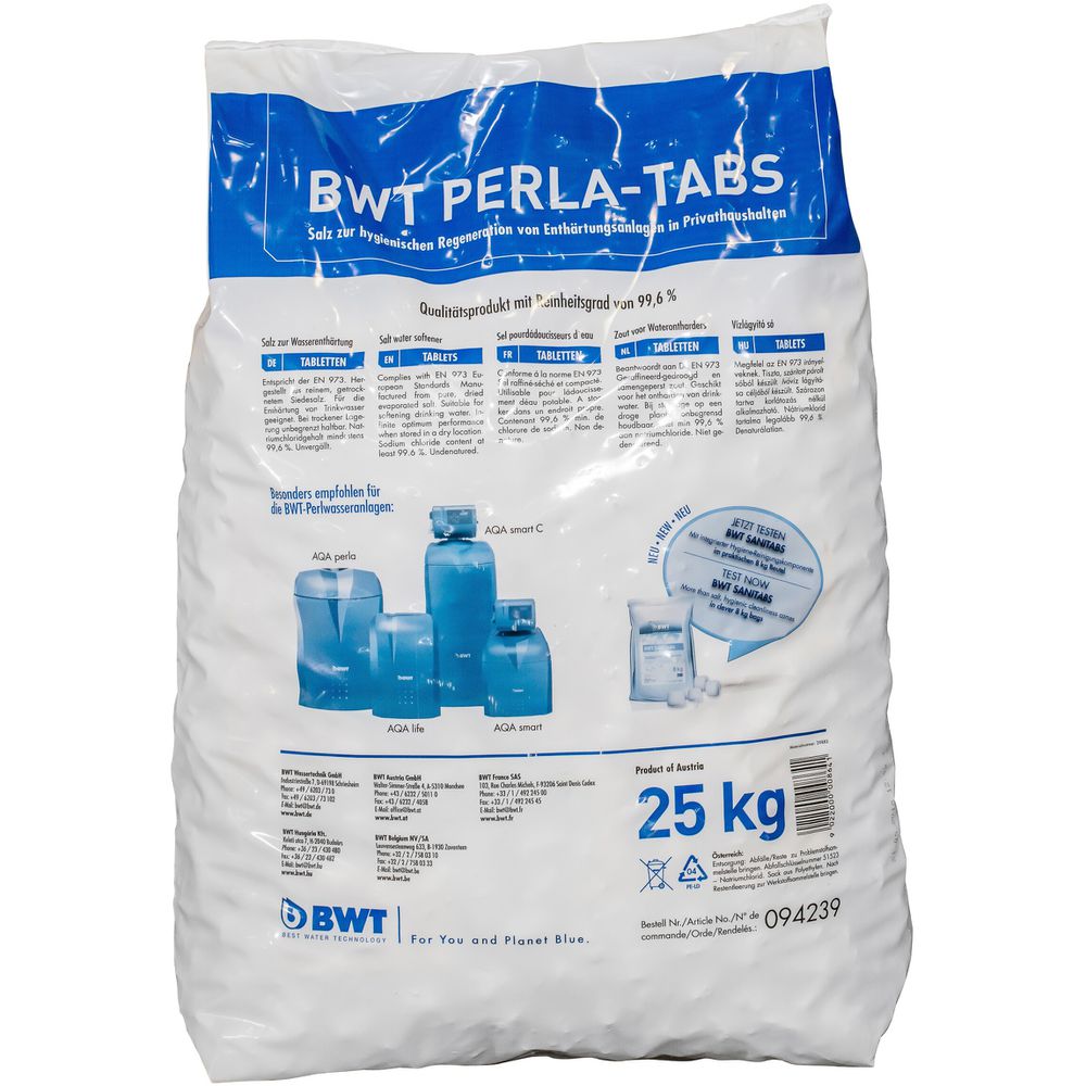 Regenerier Siedesalz-Tabletten Sack a 25 kg