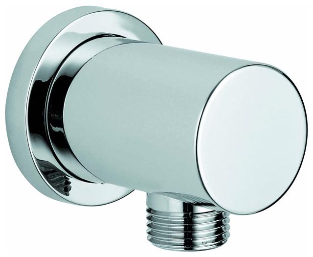 GROHE Wandanschlussbogen Rainshower chrom, AG, runde Rosette, DN 15