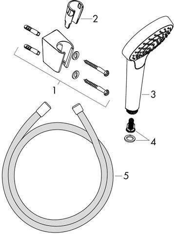 hansgrohe Brause-Set Croma Select S-26420400