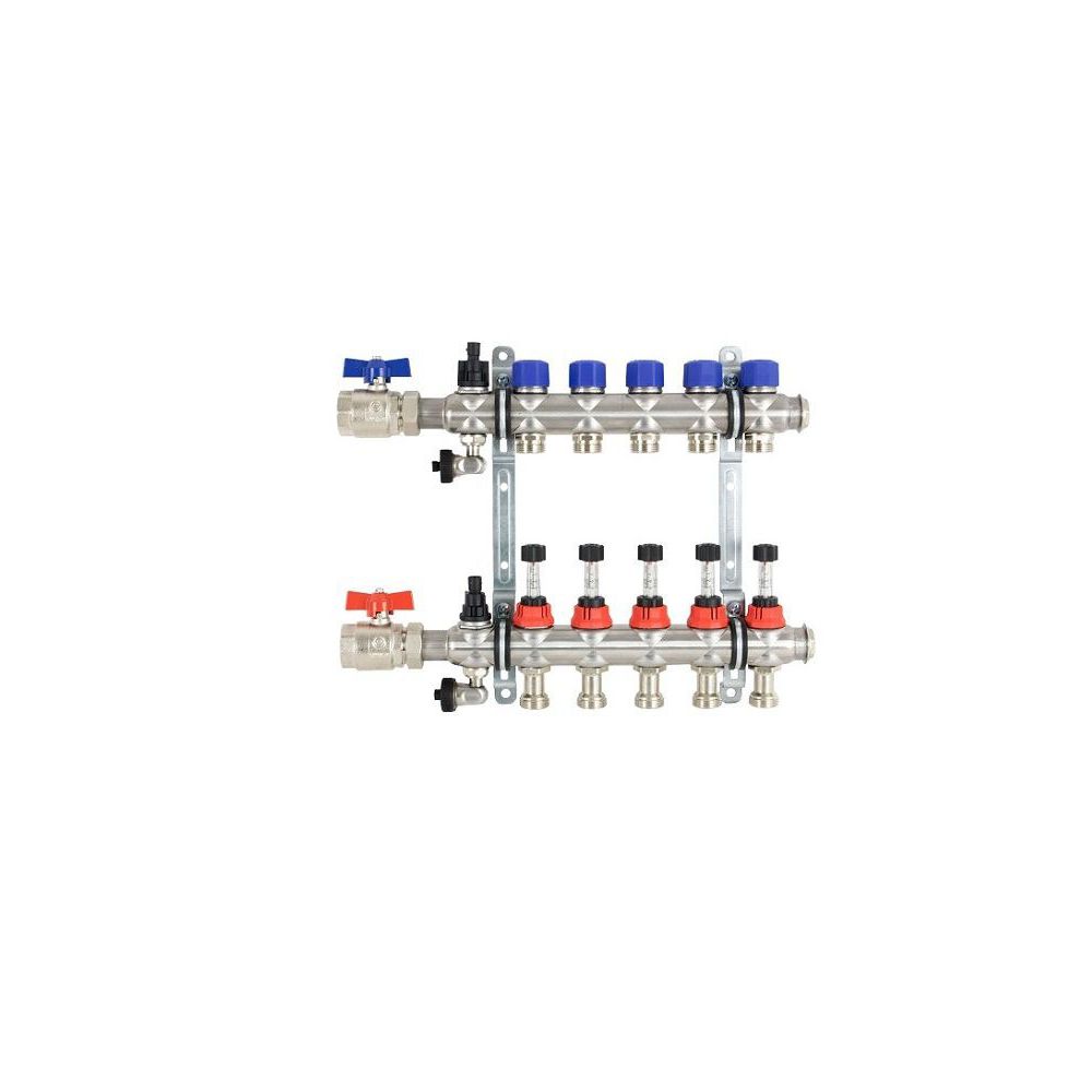 Strawa Fußbodenverteiler e-class 63 VA 13 HK, 1", Anschl. horizont., m. SFE -51-306313