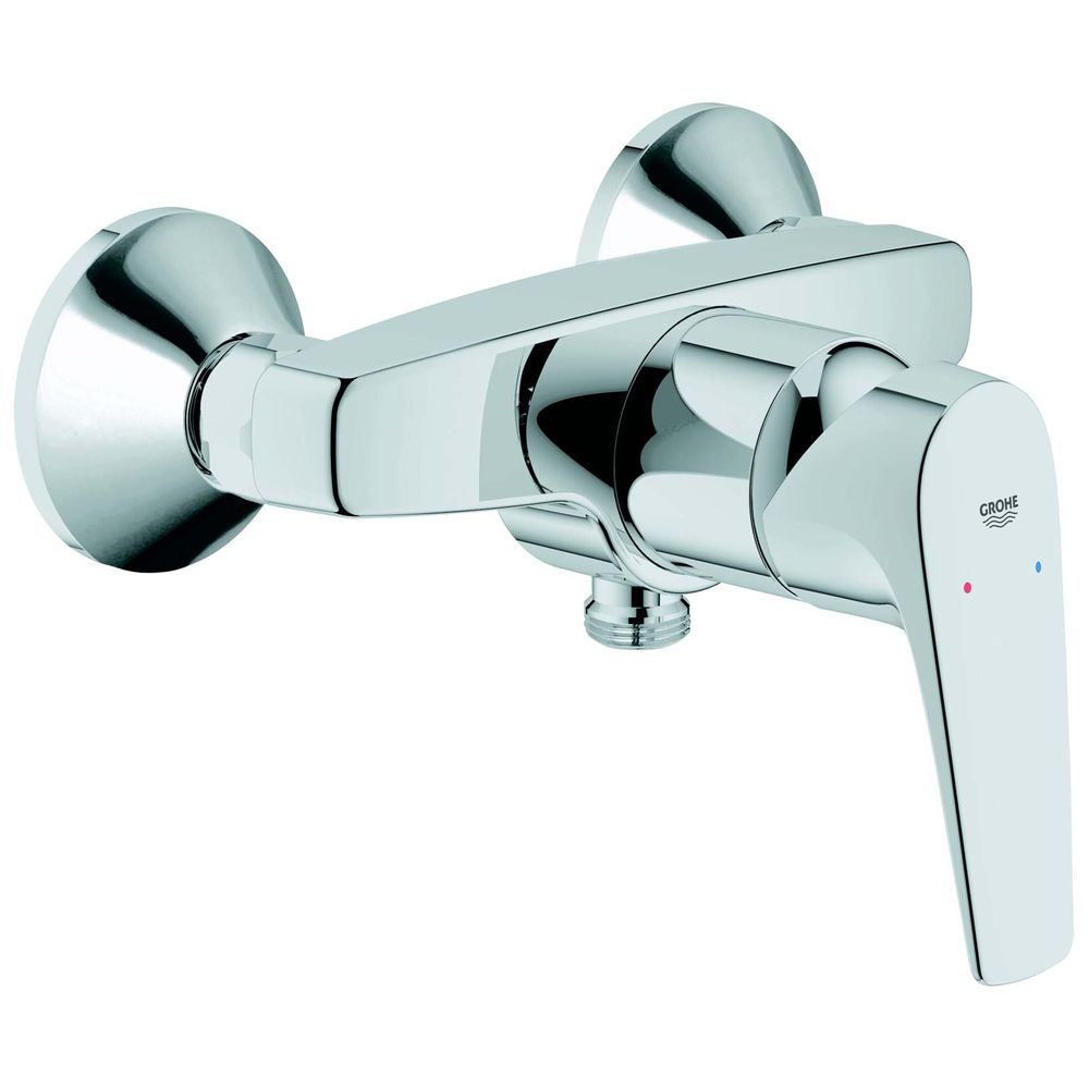 GROHE Brause-Einhebelmischer BauFlow 1/2", Wandmontage, chrom -23755000