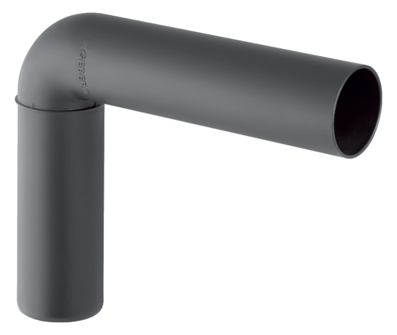 Geberit Anschlussbogen verlängert Silent PP DN 50, 50/58 mm, 90°, schalloptimiert 390287141