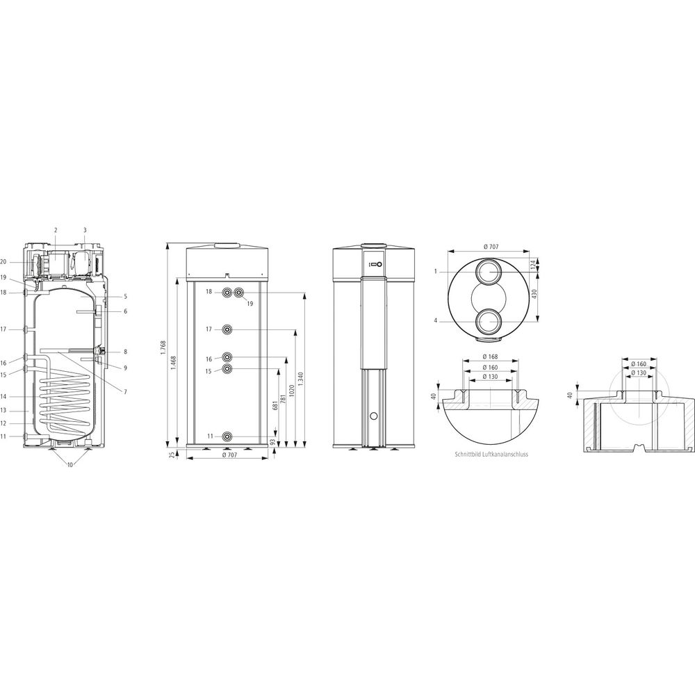 Kermi Trinkwasserwärmepumpe x-change fresh 300 A I